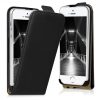 Husa Apple iPhone 5 / iPhone 5s / iPhone SE, Piele ecologica, Negru, 17251.01