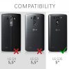 Husa pentru LG G3 S, Piele ecologica, Negru, 21967.01