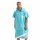 Poncho de baie unisex Homelevel, Universal, Turcoaz, Bumbac / Poliester, 54900.71