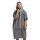 Poncho de baie unisex Homelevel, L-XL, Gri, Bumbac organic, 54881.19.20