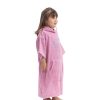 Poncho de baie pentru copii Homelevel, 3-5 ani, Roz, Bumbac organic, 54980.44