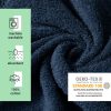 Poncho de baie cu broderie Homelevel, S-M, Albastru, Bumbac organic, 54984.19