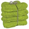 Set 4 Perne pentru scaun Jemidi, 38 x 38 cm, Verde, Poliester / Bumbac, 55316.07.08