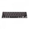 Husa pentru tastatura Apple MacBook Air 13''/MacBook Pro Retina 13''-15'' (to mid 2016), Kwmobile, Negru, Silicon, 36293.01