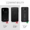 Husa pentru LG Nexus 5X, Textil, Maro, 36394.19