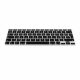 Husa pentru tastatura Apple MacBook Air 13''/MacBook Pro Retina 13''-15'' (to mid 2016), Kwmobile, Negru, Silicon, 37223.01