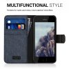 Husa pentru Apple iPhone 5 / iPhone 5s / iPhone SE, Textil, Albastru, 35222.17