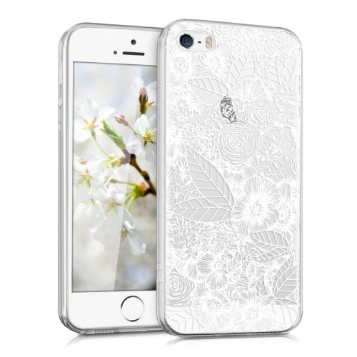 Husa pentru Apple iPhone 5 / iPhone 5s / iPhone SE, Silicon, Alb, 38247.05