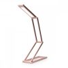 Lampa de birou pliabila cu LED si microUSB, Kwmobile, Rose Gold, Aluminiu, 40590.81