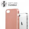 Husa pentru Apple iPhone 5 / iPhone 5s / iPhone SE, Silicon, Rose Gold, 40816.31