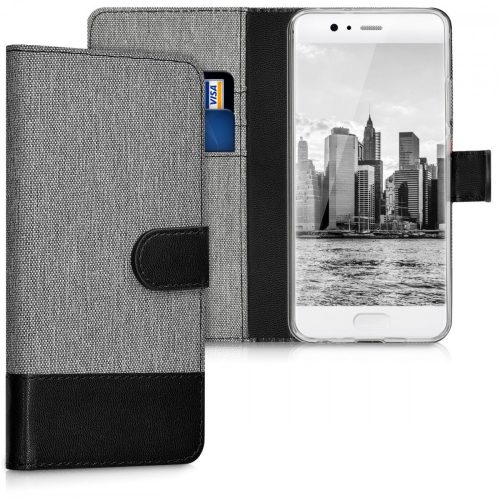 Husa pentru Huawei P10, Textil, Gri, 40965.01