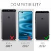 Husa pentru Huawei P10, Textil, Gri, 40965.01