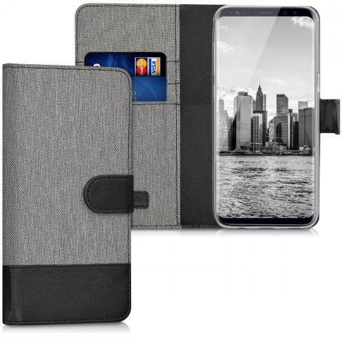 Husa pentru Samsung Galaxy S8, Textil, Gri, 40984.22