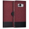 Husa pentru Samsung Galaxy S8, Textil, Rosu, 40984.20