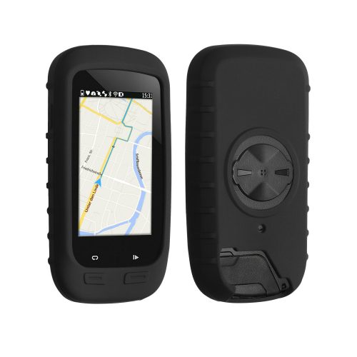 Husa de protectie pentru GPS Garmin Edge 1000/Explore 1000, Kwmobile, Negru, Silicon, 42270.01