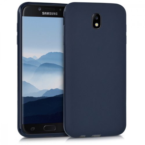 Husa pentru Samsung Galaxy J7 (2017), Silicon, Albastru, 42287.53