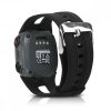 Curea pentru Garmin Forerunner 10/Forerunner 15, Kwmobile, Negru, Silicon, 42264.01