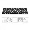 Husa pentru tastatura Apple MacBook Air 13''/MacBook Pro Retina 13''-15'' (to mid 2016), Kwmobile, Negru, Silicon, 42375.01