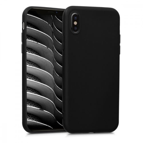 Husa pentru Apple iPhone X / iPhone XS, Silicon, Negru, 42492.47