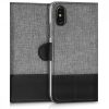 Husa pentru Apple iPhone X / iPhone XS, Textil, Gri, 42501.22