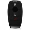 Husa Cheie Auto pentru Mercedes Benz - Smart Key, Silicon, Negru, 42980.01