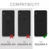 Husa pentru BQ Aquaris X / Aquaris X Pro, Silicon, Negru, 43046.47