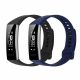 Set 2 Curele pentru Huawei Band 2 / Band 2 Pro, kwmobile, Silicon, Albastru / Negru, 43318.01