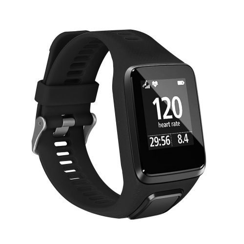 Curea pentru TomTom Adventurer / Runner 3 / Spark 3 / Golfer 2, Silicon, Negru, 43572.01