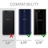 Husa pentru ZTE Nubia Z17S, Piele ecologica, Negru, 43627.01