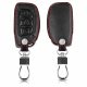 Husa Cheie Auto pentru Hyundai / Kia - 3 Butoane - Keyless Go, Piele ecologica, Negru, 43665.01