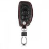 Husa Cheie Auto pentru Hyundai / Kia - 3 Butoane - Keyless Go, Piele ecologica, Negru, 43665.01