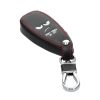 Husa Cheie Auto pentru Ford - 3 Butoane - Keyless Go, Piele ecologica, Negru, 43956.01