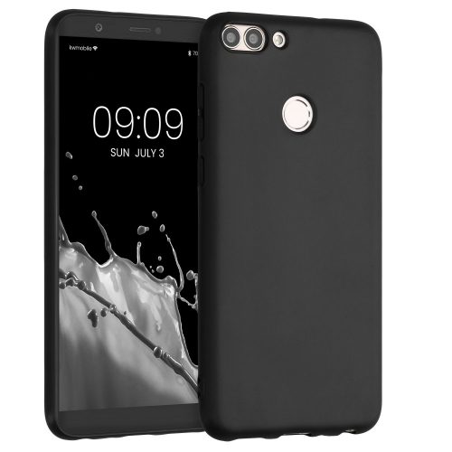 Husa pentru Huawei P Smart / Enjoy 7s, Silicon, Negru, 44124.47