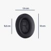 Set 2 Perne de urechi pentru casti Bose QuietComfort, Kwmobile, Negru, Piele ecologica, 44230.01