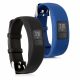 Set 2 Curele pentru Garmin Vivofit 4, kwmobile, Silicon, Albastru / Negru, 44228.01