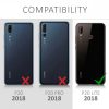 Husa pentru Huawei P20 Lite, Piele ecologica, Negru, 44364.02