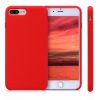 Husa pentru Apple iPhone 8 Plus / iPhone 7 Plus, Silicon, Rosu, 40842.09