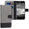 Husa pentru ZTE Blade A6, Textil, Gri, 44462.22