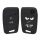 Husa Cheie Auto pentru VW - 3 Butoane - Keyless Go, Silicon, Negru, 44706.01