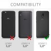 Husa pentru Wiko Lenny 5, Piele ecologica, Negru, 44844.01