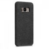 Husa pentru Samsung Galaxy S8, Textil, Gri, 43487.19