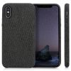 Husa pentru Apple iPhone X / iPhone XS, Textil, Negru, 43479.01