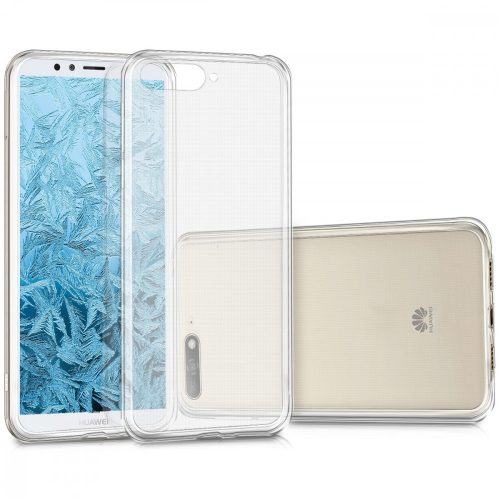 Husa pentru Huawei Y6 (2018), Silicon, Transparent, 44876.03