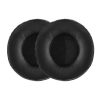 Set 2 Perne de urechi pentru casti AKG K518DJ/K81/K518LE, Kwmobile, Negru, Piele ecologica, 45051.01