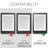 Husa pentru Kobo Clara HD, Piele ecologica, Negru, 45220.02