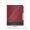 Husa pentru Tolino Vision 4 / Vision 3 / Vision 2, Textil, Rosu, 35021.20