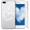 Husa pentru Apple iPhone 8 Plus / iPhone 7 Plus, Silicon, Alb, 45352.01