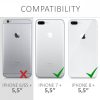 Husa pentru Apple iPhone 8 Plus / iPhone 7 Plus, Silicon, Alb, 45352.01