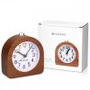 Ceas cu alarma analogic din lemn Snooze Retro, 45427.18