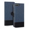 Husa pentru Huawei Y6 (2018), Textil, Albastru, 44880.03